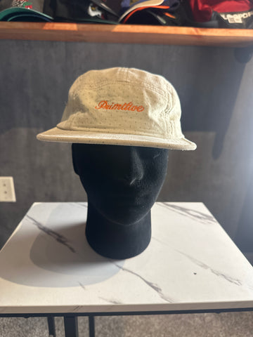 Primitive Orange Lettering Tan hat