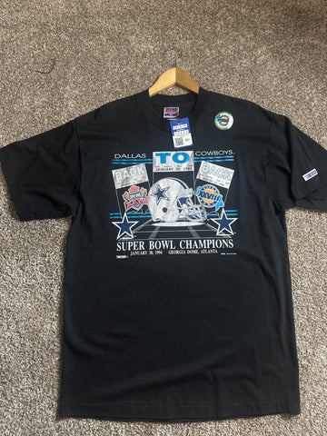 Dallas Cowboys Back to Back Champs 94 Shirt Deadstock