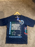 Dallas Cowboys Aerial Assault AOP 92’ Shirt (Dust stain on shoulder)