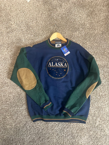 Alaska Vintage Crewneck Sweater (Tears in armpit area)