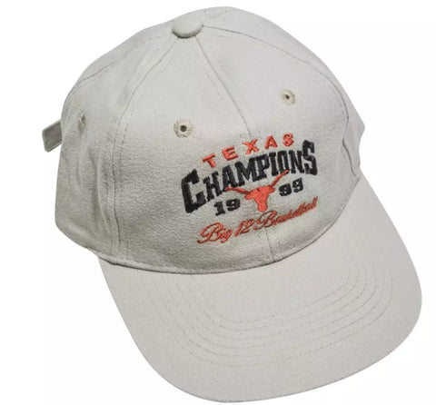 Vintage Texas Longhorns 1999 Big 12 Champions Strap Hat